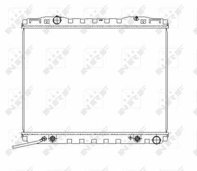 Radiators, Motora dzesēšanas sistēma NRF 53366 1