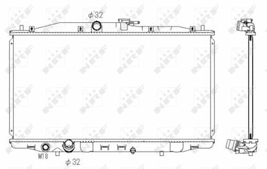 Radiators, Motora dzesēšanas sistēma NRF 53392 1