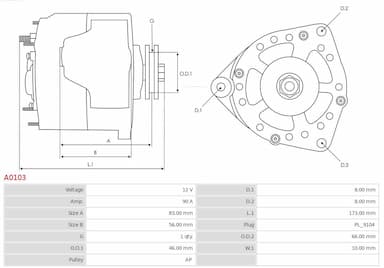 Ģenerators AS-PL A0103 5