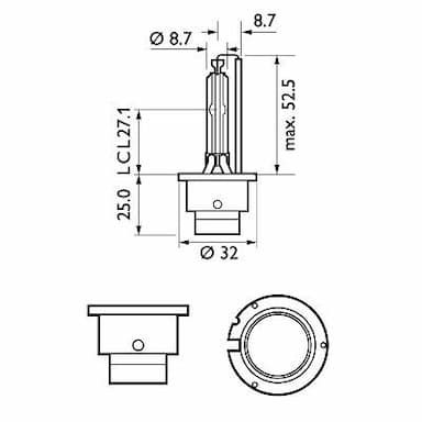 Kvēlspuldze PHILIPS 85122VIC1 3