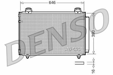 Kondensators, Gaisa kond. sistēma DENSO DCN50024 1