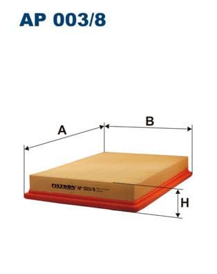 Gaisa filtrs FILTRON AP 003/8 1