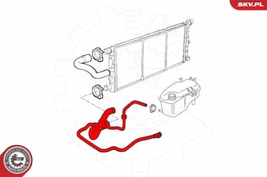 Radiatora cauruļvads ESEN SKV 43SKV024 4