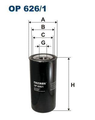 Eļļas filtrs FILTRON OP 626/1 1