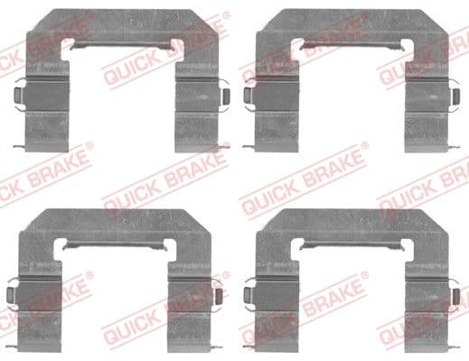 Piederumu komplekts, Disku bremžu uzlikas QUICK BRAKE 109-1761 1