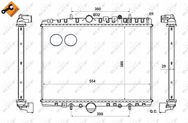 Radiators, Motora dzesēšanas sistēma NRF 58303 4