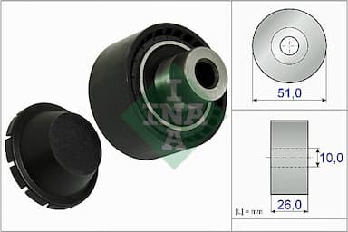 Parazīt-/Vadrullītis, Ķīļrievu siksna Schaeffler INA 532 0334 10 1