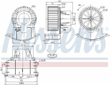 Salona ventilators NISSENS 87033 6