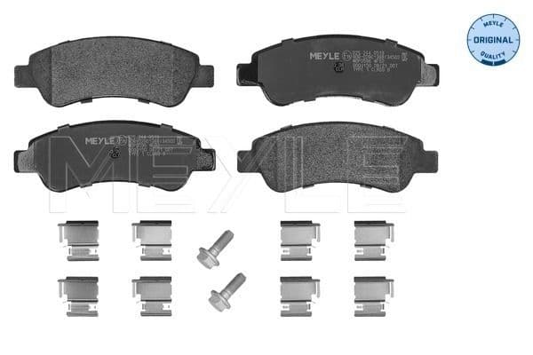 Bremžu uzliku kompl., Disku bremzes MEYLE 025 244 6519 1