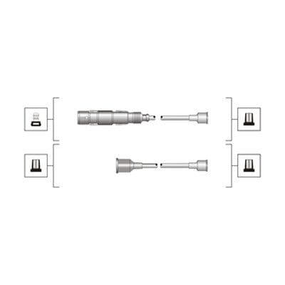 Augstsprieguma vadu komplekts MAGNETI MARELLI 941319170036 1