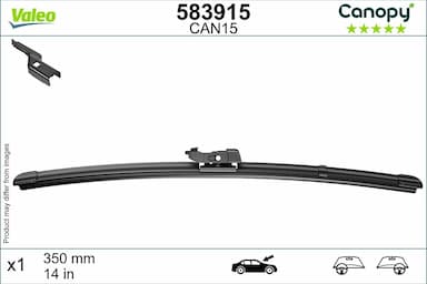 Stikla tīrītāja slotiņa VALEO 583915 1