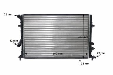 Radiators, Motora dzesēšanas sistēma MAHLE CR 1899 000S 11