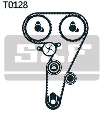 Ūdenssūknis + Zobsiksnas komplekts SKF VKMC 02183 2