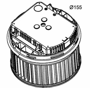 Salona ventilators MAHLE AB 261 000P 2