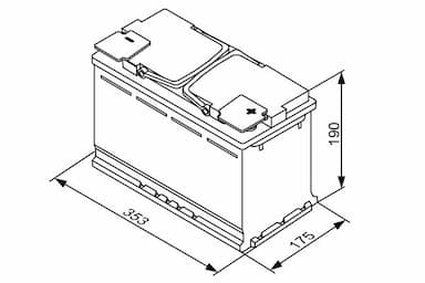 Startera akumulatoru baterija BOSCH 0 092 S5A 130 6