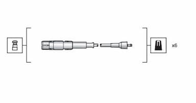 Augstsprieguma vadu komplekts MAGNETI MARELLI 941318111149 1