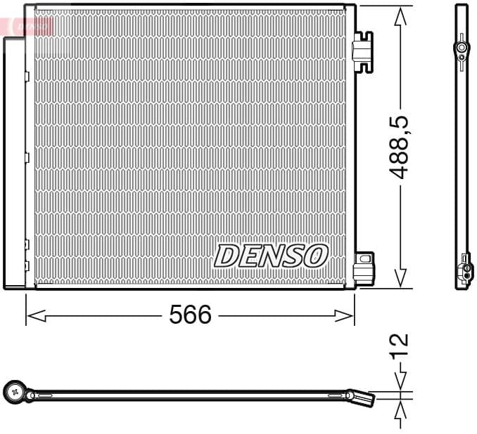 Kondensators, Gaisa kond. sistēma DENSO DCN46026 1