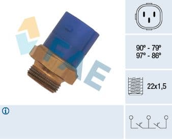 Termoslēdzis, Radiatora ventilators FAE 38170 1