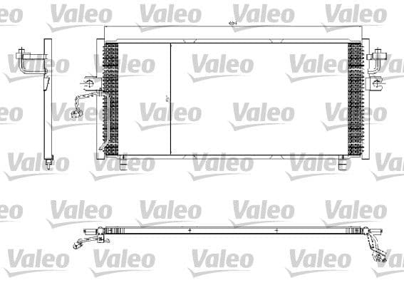 Kondensators, Gaisa kond. sistēma VALEO 817253 1