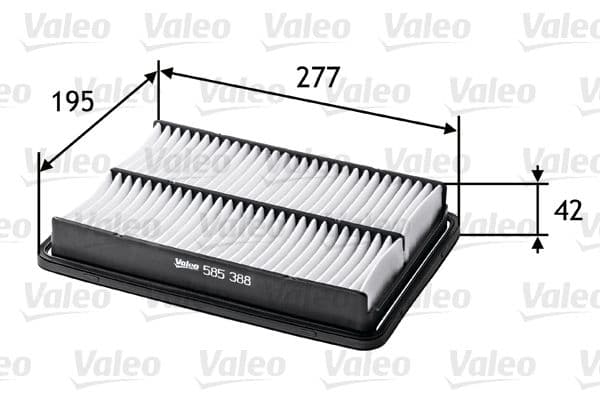 Gaisa filtrs VALEO 585388 1