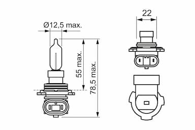 Kvēlspuldze BOSCH 1 987 302 026 5