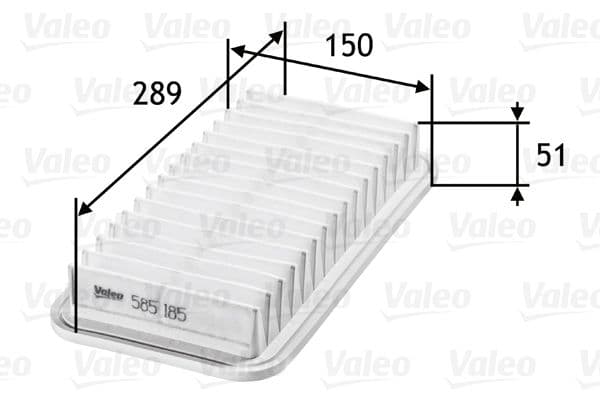 Gaisa filtrs VALEO 585185 1