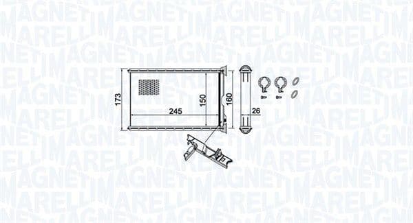 Siltummainis, Salona apsilde MAGNETI MARELLI 350218455000 1