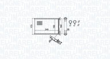 Siltummainis, Salona apsilde MAGNETI MARELLI 350218455000 1