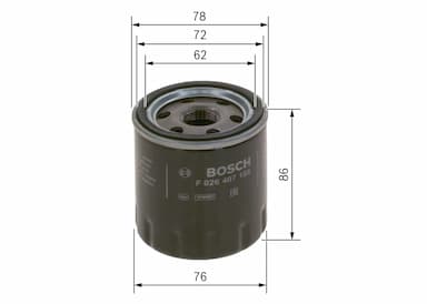 Eļļas filtrs BOSCH F 026 407 188 5