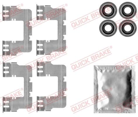 Piederumu komplekts, Disku bremžu uzlikas QUICK BRAKE 109-1785 1