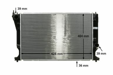 Radiators, Motora dzesēšanas sistēma MAHLE CR 1080 000S 10