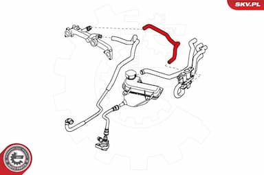 Radiatora cauruļvads ESEN SKV 43SKV744 4