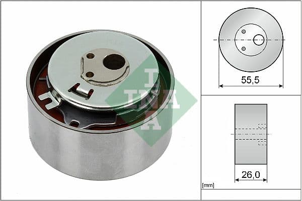 Spriegotājrullītis, Gāzu sadales mehānisma piedziņas siksna INA 531 0778 10 1