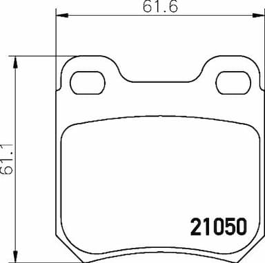 Bremžu uzliku kompl., Disku bremzes HELLA 8DB 355 007-381 1