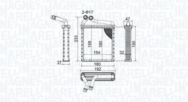 Siltummainis, Salona apsilde MAGNETI MARELLI 350218442000 2