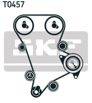 Zobsiksnas komplekts SKF VKMA 94509 2