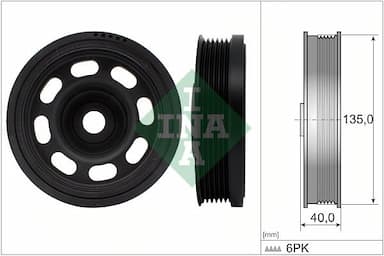 Piedziņas skriemelis, Kloķvārpsta Schaeffler INA 544 0184 10 1