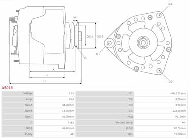 Ģenerators AS-PL A5018 6