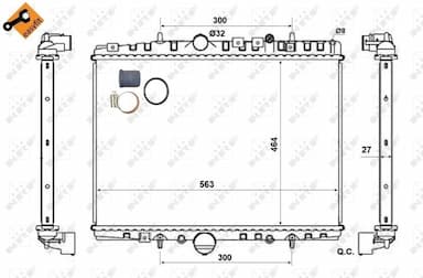 Radiators, Motora dzesēšanas sistēma NRF 58315 4