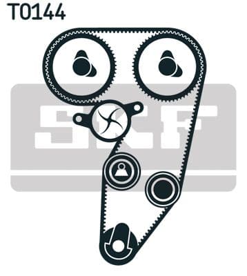 Zobsiksnas komplekts SKF VKMA 02181 2