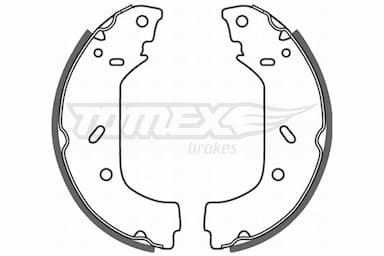 Bremžu loku komplekts TOMEX Brakes TX 20-98 1