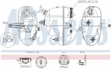 Kompensācijas tvertne, Dzesēšanas šķidrums NISSENS 996192 6