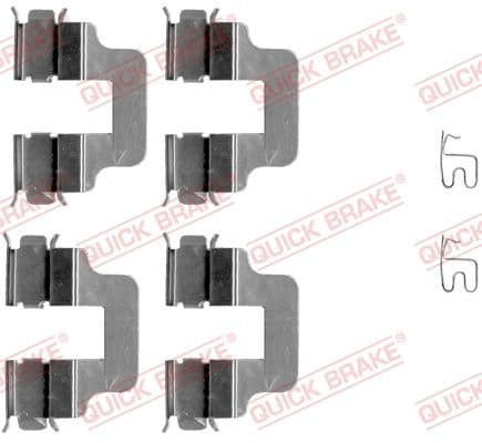 Piederumu komplekts, Disku bremžu uzlikas QUICK BRAKE 109-1245 1