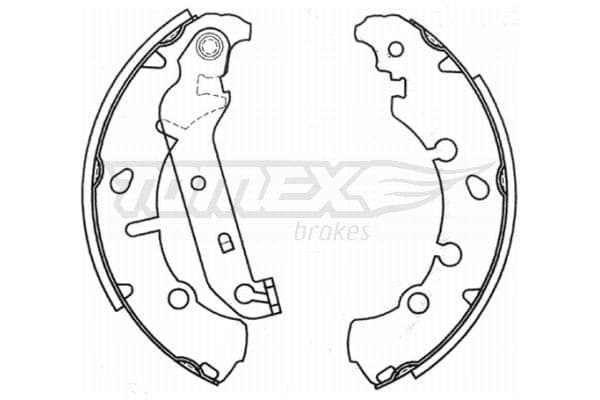 Bremžu loku komplekts TOMEX Brakes TX 20-93 1