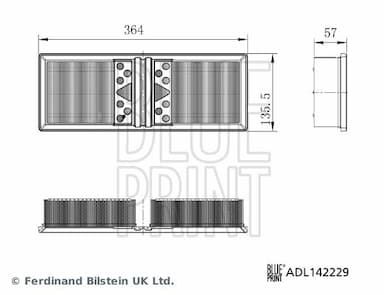 Gaisa filtrs BLUE PRINT ADL142229 3