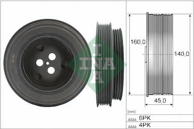 Piedziņas skriemelis, Kloķvārpsta Schaeffler INA 544 0131 10 1