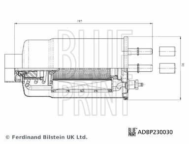 Degvielas filtrs BLUE PRINT ADBP230030 3