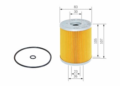 Eļļas filtrs BOSCH 1 457 429 103 5