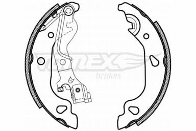 Bremžu loku komplekts TOMEX Brakes TX 21-59 1