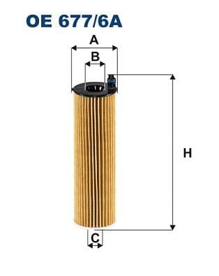 Eļļas filtrs FILTRON OE 677/6A 1